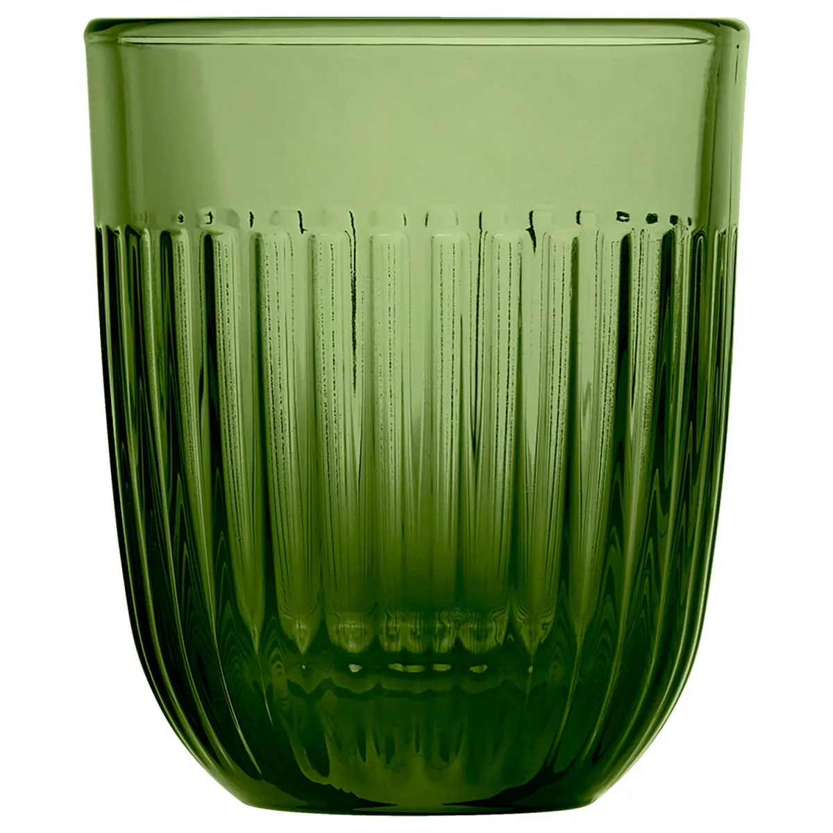 6x La Rochere Bicchiere Ouessant colorato; 260 ml, 9.5 cm (H); verde oliva; 6 pz. / Pacco