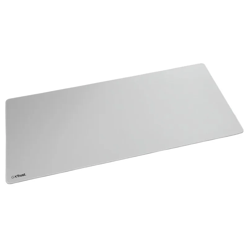 Tappetino per mouse da gioco Trust XXL bianco 900x400mm PET base antiscivolo bordi cuciti