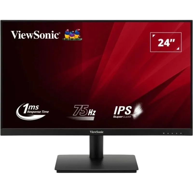 Monitor Viewsonic 23,8″ 1080p 75Hz IPS Flicker Free VESA Antiriflesso