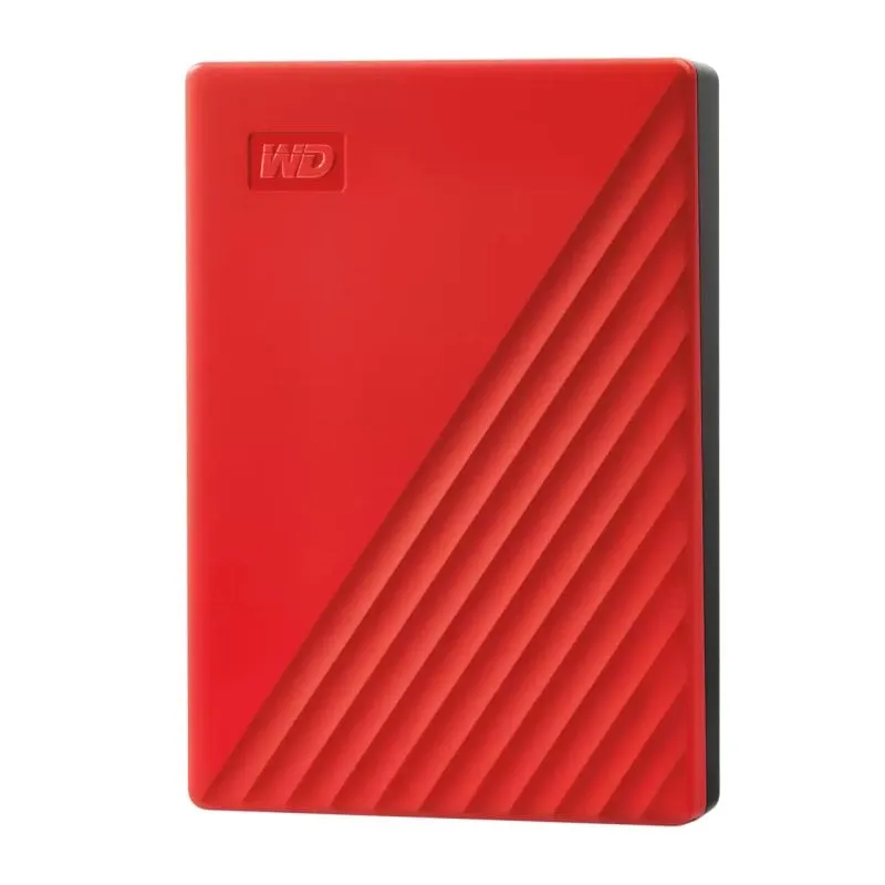 Western Digital 6 TB HDD 2,5″ USB 3.2 Gen 1 My Passport + custodia in plastica rossa