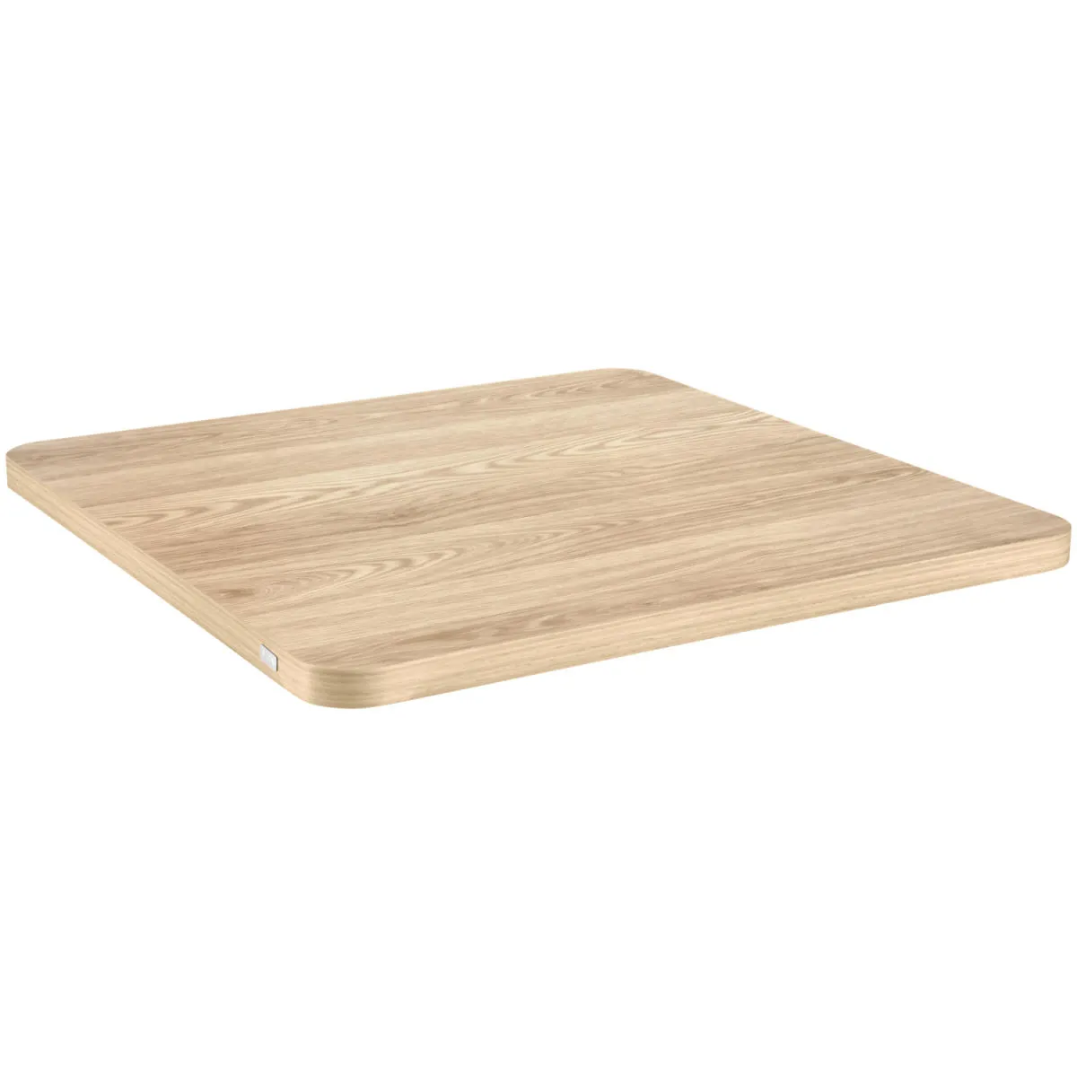 VEGA Piano tavolo per interni Marvello quadrato; 80x80x2.5 cm (LxLxH); quercia; quadrata
