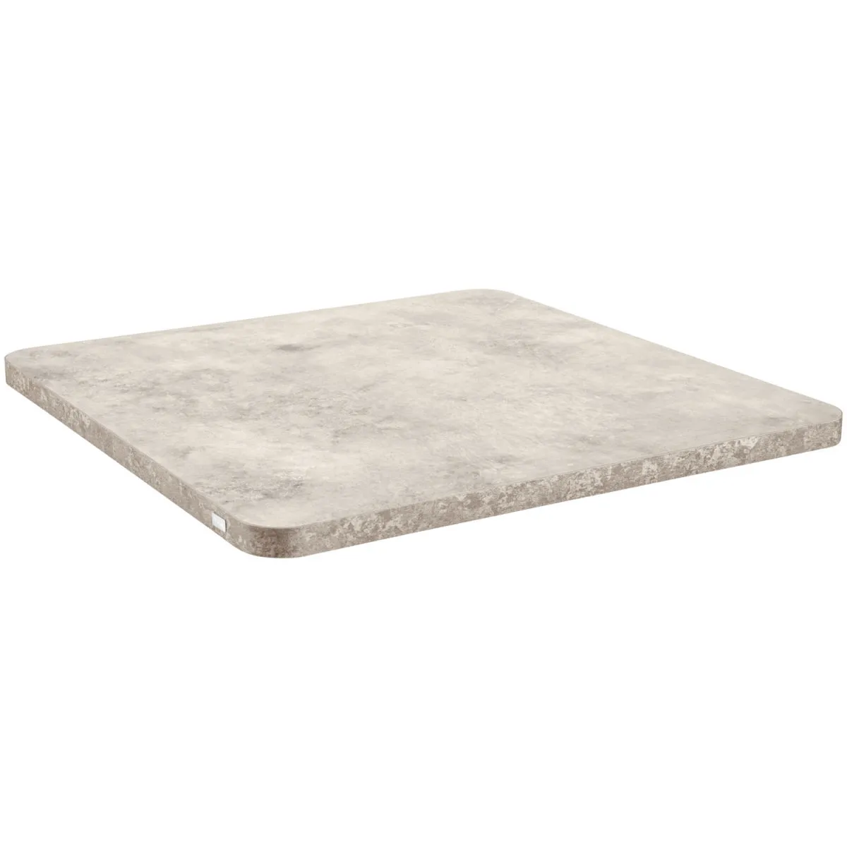 VEGA Piano tavolo per interni Marvello quadrato; 60x60x2.5 cm (LxLxH); grigio pietra; quadrata