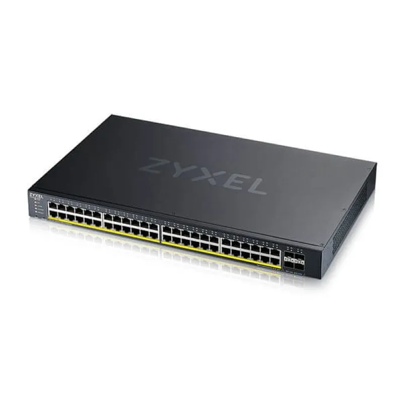 Switch gestito Zyxel XGS1935-52HP 48x GbE PoE+, 4x 10G SFP+, 176 Gbps, 375 W, Rack