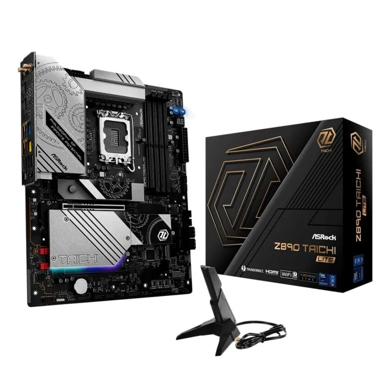 Scheda Madre Asrock Z890 Taichi Lite LGA1851 DDR5 256GB PCIe 5.0 Wi-Fi 7