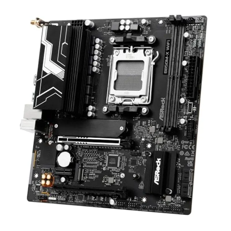Scheda madre Asrock B850M-X WiFi B850 AM5 Micro ATX WiFi R2.0 PCIe 4.0