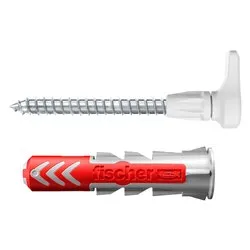 Set tasselli bimateriale con gancio corto (6mm) Duopower Easy Hook ( 6 pz) 557916