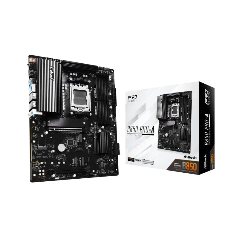 Scheda madre Asrock B850 AM5 ATX Pro-A DDR5 PCIe 5.0 USB 3.2 LAN Audio UEFI