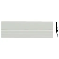 Paraspifferi adesivo rigido piatto porte (1m) DOUBLE Bianco 14506