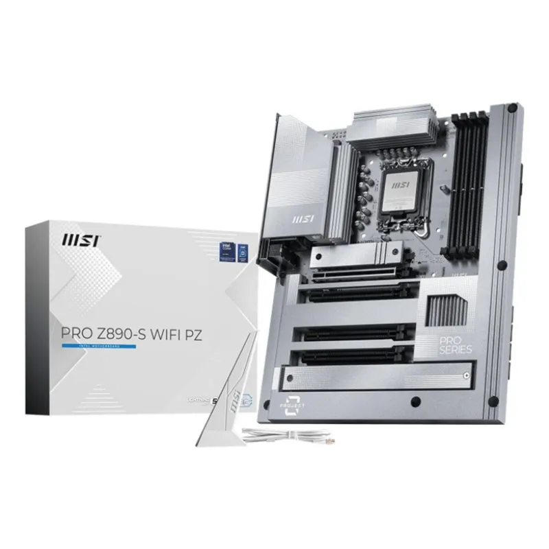 Placa Base MSI Intel Z890 LGA 1851 ATX PRO Z890-S WIFI PZ Wi-Fi 7 PCIe 5.0