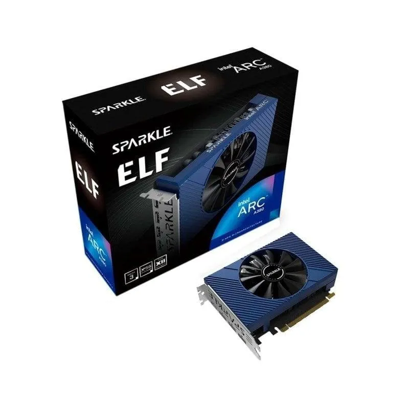 Scheda Grafica Sparkle Intel Arc A380 ELF 6GB GDDR6 8K XeSS AV1 PCIe 4.0