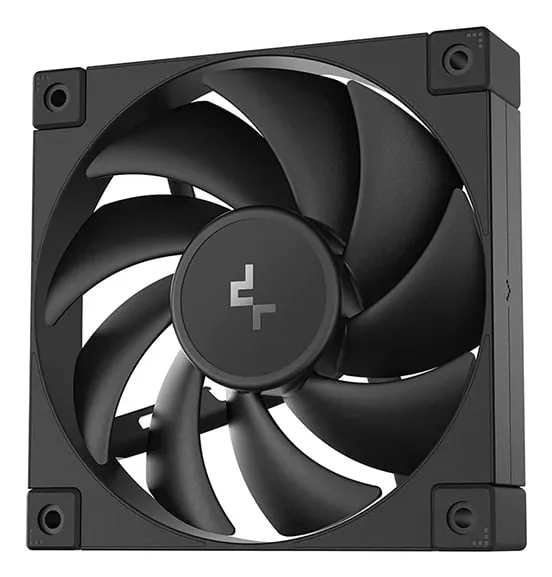 Ventola ad alte prestazioni DeepCool FD12 da 120 mm, 27,6 dB, 400-2050 rpm PWM, nera