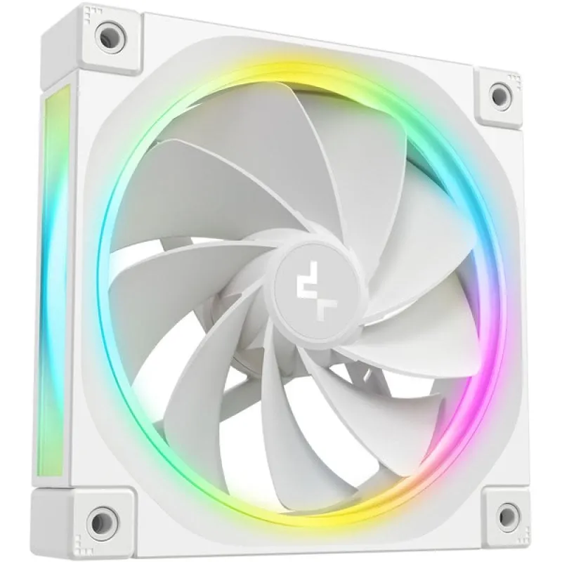 Ventola DeepCool FL12R 120mm PWM ARGB Gen2 bianca 2150rpm 33,9dB 55CFM