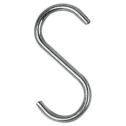 Set ganci a S acciaio zincato 6 pz Cobra (4x60mm) 0204001C