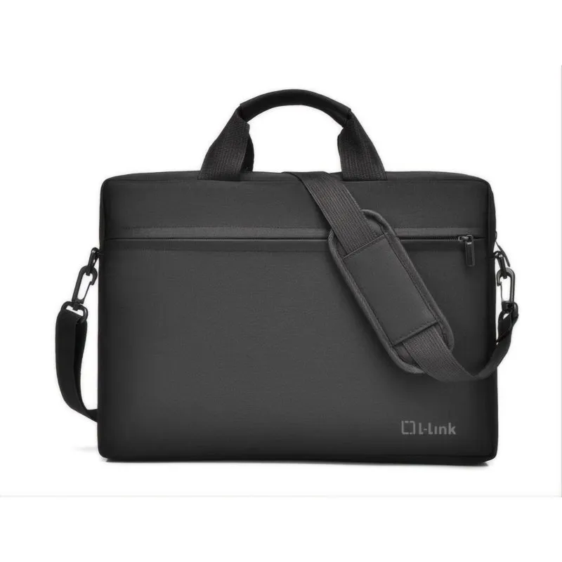 Cartella L-Link per laptop fino a 15,6″, imbottita e idrorepellente, 39x29 cm, tracolla