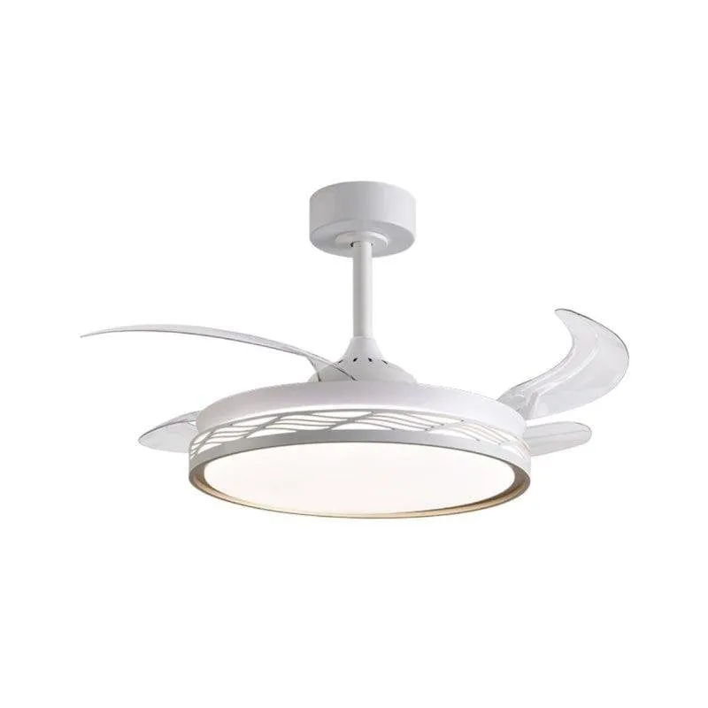Ventilatore da soffitto Bel Air Home Riga LED 72W 4 pale retrattili motore DC