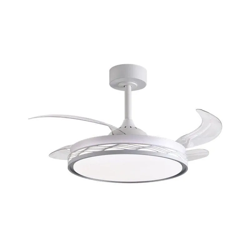 Ventilatore da soffitto Bel Air Riga LED 72W DC 4 pale retrattili 6 velocità