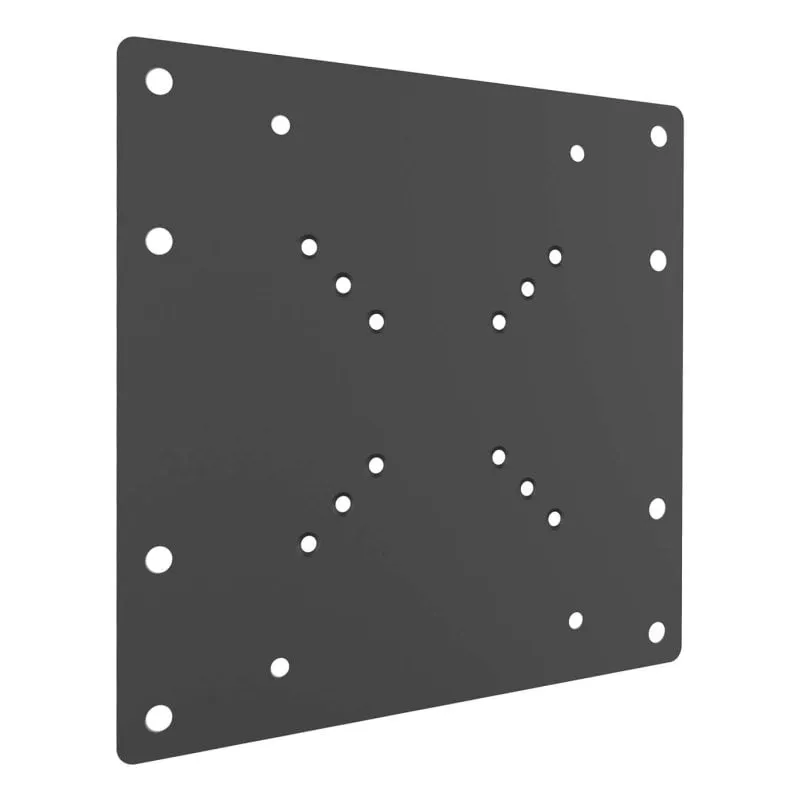 Adattatore VESA AISENS 200x200 in acciaio nero 30 kg per monitor/TV multi-interfaccia
