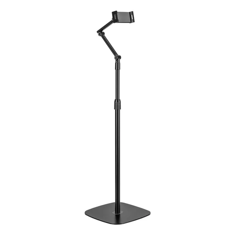 Supporto da pavimento Aisens MSF3P-301 girevole, inclinazione, altezza regolabile, nero