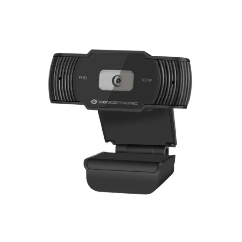 Webcam Conceptronic AMDIS04B Full HD 1080p Microfono Plug and Play da 3,6 mm USB 2.0