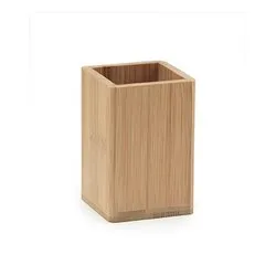 Bicchiere porta spazzolino (7,4x7,4x11cm) BONNIE Natural BN983500