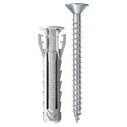 Set tasselli plastica con vite (8mm) Sx Plus 8x40 S K ( 10 pz) 567546