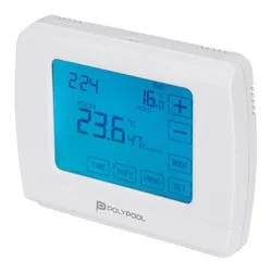Cronotermostato Digital Touch screen batteria Bianco PP1467