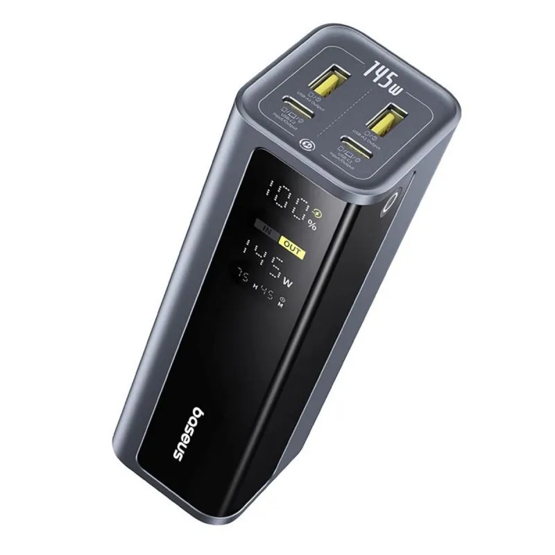 Power bank Baseus EnerGeek GP12 20800mAh 145W display digitale 2xUSB-C 2xUSB-A ricarica rapida