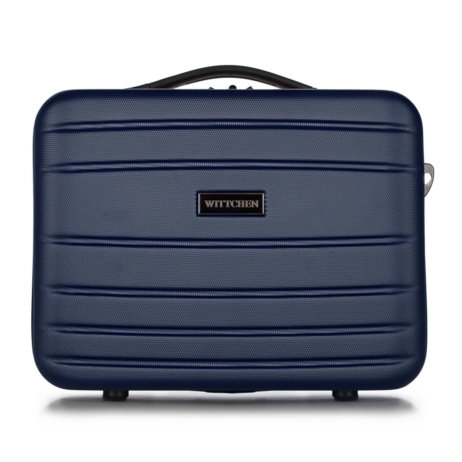 WITTCHEN Necessaire da viaggio Custodia per cosmetici Valigia da viaggio Bagaglio a mano Valigia cabina Valigia in ABS Borsa da toilette Rigido Globe Line Bly Navy Ryanair/ITA Airways