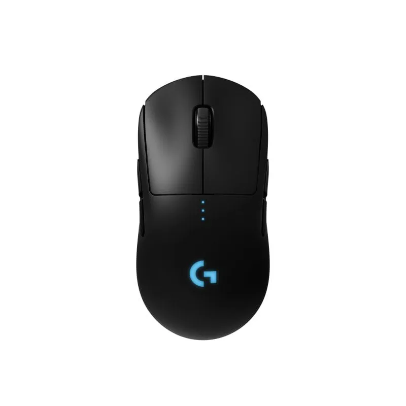 Mouse Logitech wireless 16000 DPI programmabile RGB ergonomico ambidestro