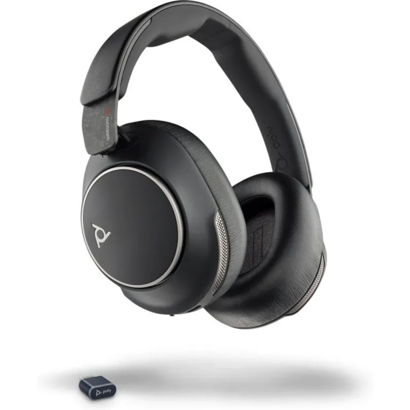 Auricolari POLY Wireless Bluetooth ANC Microfono Alta Sensibilità 24h Autonomia Auricolari POLY Wireless Bluetooth ANC Microfono Alta Sensibilità 24h Autonomia