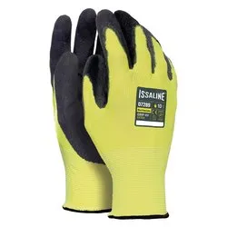Guanti lavoro nylon lattice (taglia l (9) ) GRIP HV CATCH Giallo fluo 072899