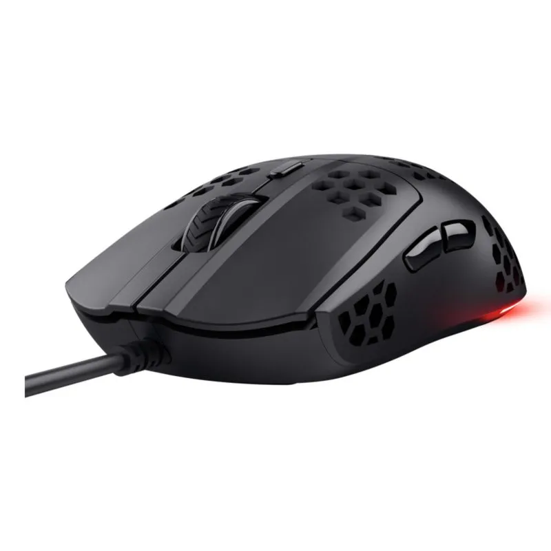 Mouse Trust GXT 928 Helox Ultralight 6400 DPI RGB Programmabile USB-A Nero