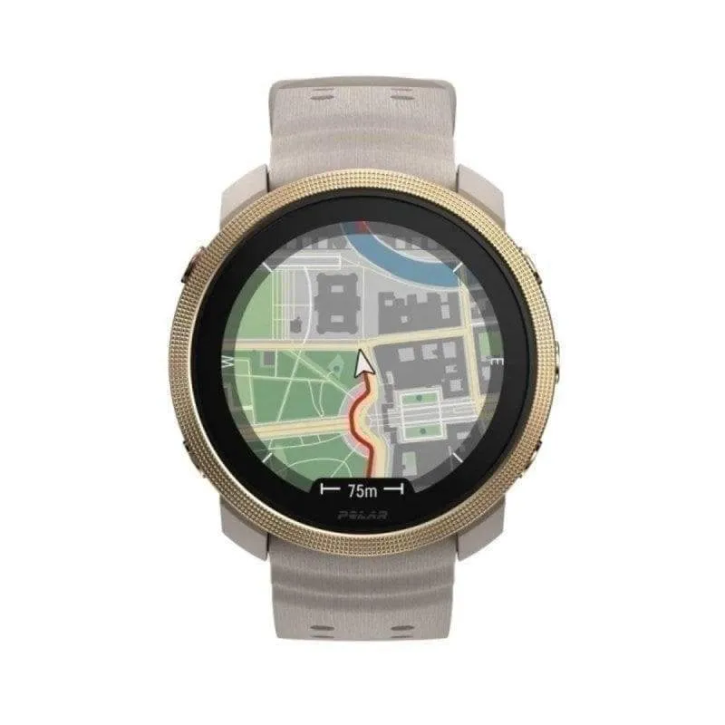 Polar Vantage M3 Bluetooth GPS 44,7mm Oro Cassa Greige Cinturino S/L SpO2