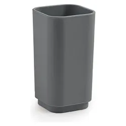 Bicchiere porta spazzolino (6,5x6,5x12,2cm) SEVENTY Grigio 639808M