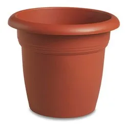 Vaso piante tondo plastica (18x14cm) MEDITERRANEO Terracotta 82180