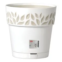 Vaso piante con riserva acqua plastica (30x29cm) Opera OPERA CLOE Bianco 94150