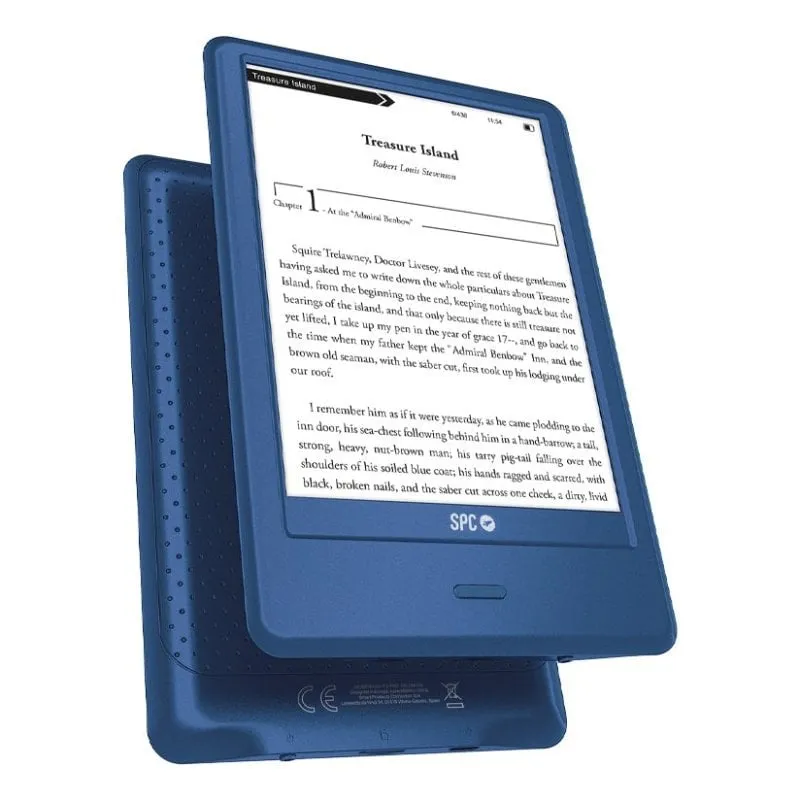 SPC Dickens Light 2 Pro lettore e-book Touch screen 8 GB Blu