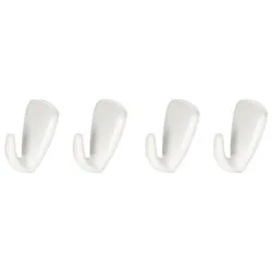 Set ganci adesivi 4 pz polipropilene PRESTO Bianco 420836