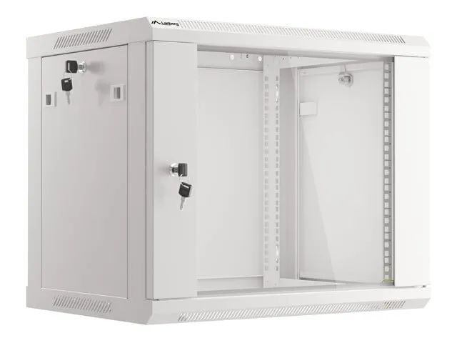 Bastidor Lanberg WF01-6409-10S 9U 60kg Grigio Wall mount Bastidor Lanberg WF01-6409-10S 9U 60kg Grigio