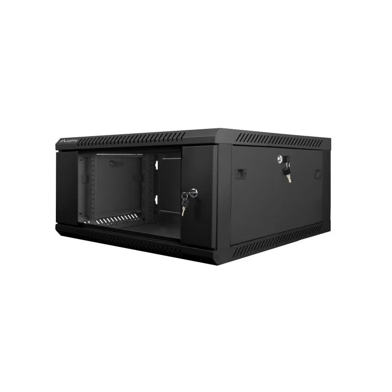 Bastidor rack Lanberg WF01-6604-10B 4U Nero 60 kg Bastidor a parete