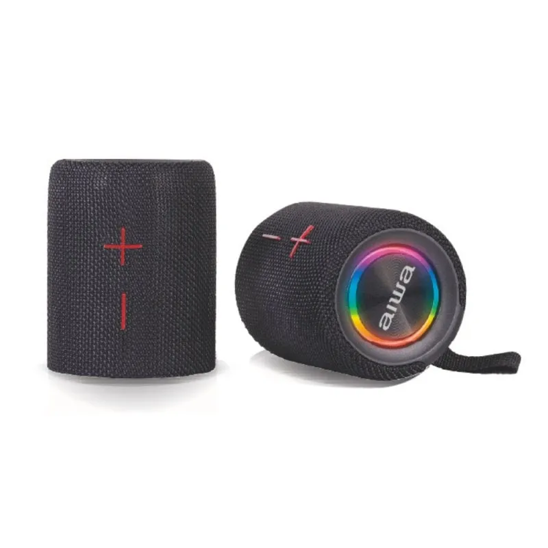Altoparlanti portatili Bluetooth Aiwa 20W Wireless IPX5 RGB Batteria rimovibile da 2000 mAh