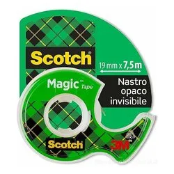 Nastro adesivo Invisible Magic K8 con dispenser (19mm x 7,5m) SCOTCH Trasparente opaco 7100086322