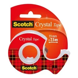 Nastro adesivo Crystal Y10 con dispenser (19mm x 7,5m) SCOTCH Trasparente 7100086309