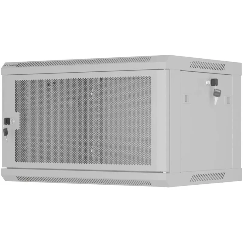 Armadio Lanberg WF01-6406-23S 6U 19" Grigio RAL7035 Montaggio a Parete 450mm Profondità Armadio LANBERG WF01-6406-23S 6U 19" Grigio RAL7035 Montaggio a Parete 450mm Profondità