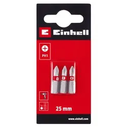 Inserti impronta croce Phillips ( Ph 1 x 25 mm ) 5 pz 49130010