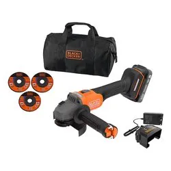 Smerigliatrice angol. (18V; 1 batteria; 2Ah) D. 115 mm Brushless POWERCONNECT BCG6L8D1S