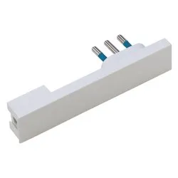 Spina elettrica Spaziozero 2P+T 10A (std italiano) per cavo laterale Bianco PP0416