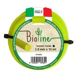 Filo decespugliatore tondo nylon (2mm x 15m) BIOLINE Giallo 016485