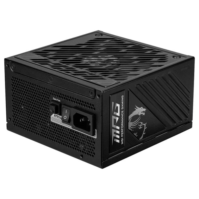 Alimentatore modulare MSI 1250W 80PLUS Gold MPG A1250GS PCIE5 con protezioni avanzate