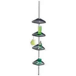 Cestello box doccia angolare telescopico 4P a vite (26x19,5x78cm) Grigio 26380100
